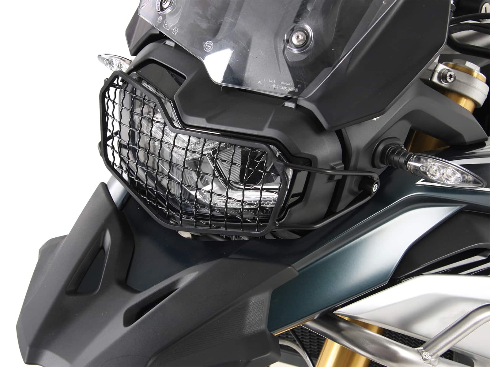 Lampenschutzgitter schwarz für BMW F 750 GS (2018-2023)