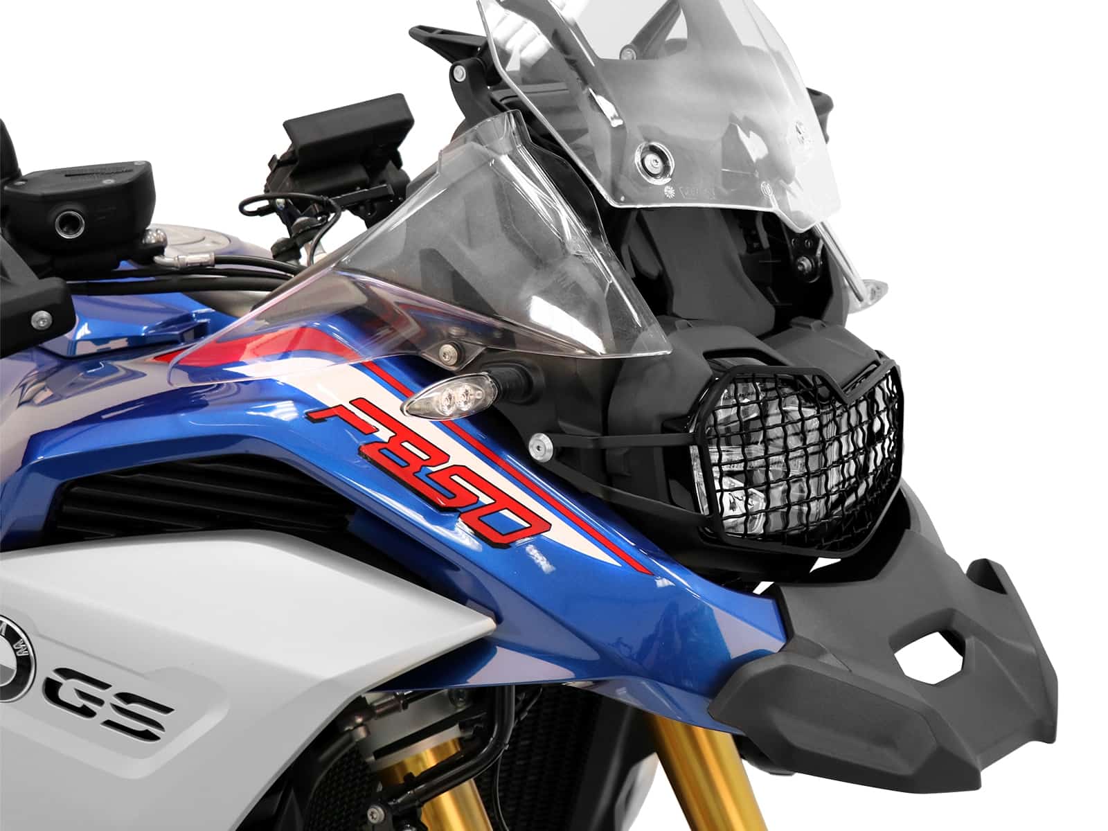 Lampenschutzgitter schwarz für BMW F 850 GS Adventure (2019-2023)