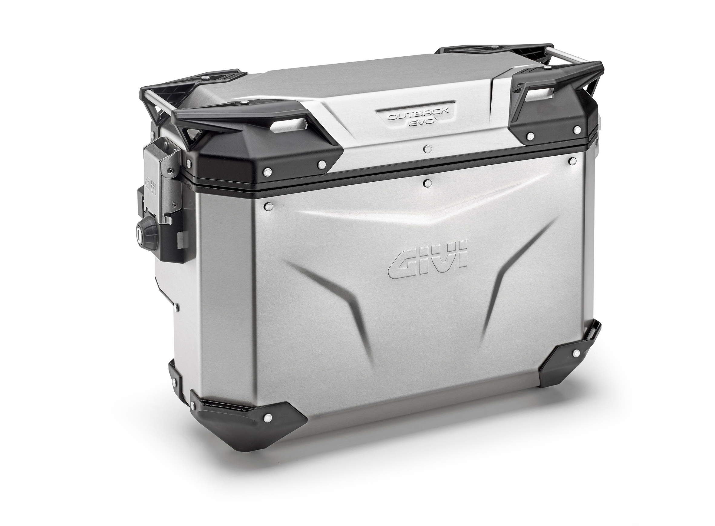 Seitenkoffer Trekker Outback Evo 33 - rechts - seitlich versetzt / Alu / 33L / Max Zuladung 10 kg