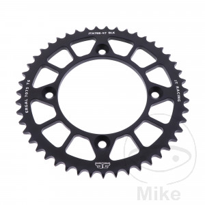 Alu-Kettenrad 47Z Teilung 428 schwarz Innendurchmesser 100 Lochkreis 120
