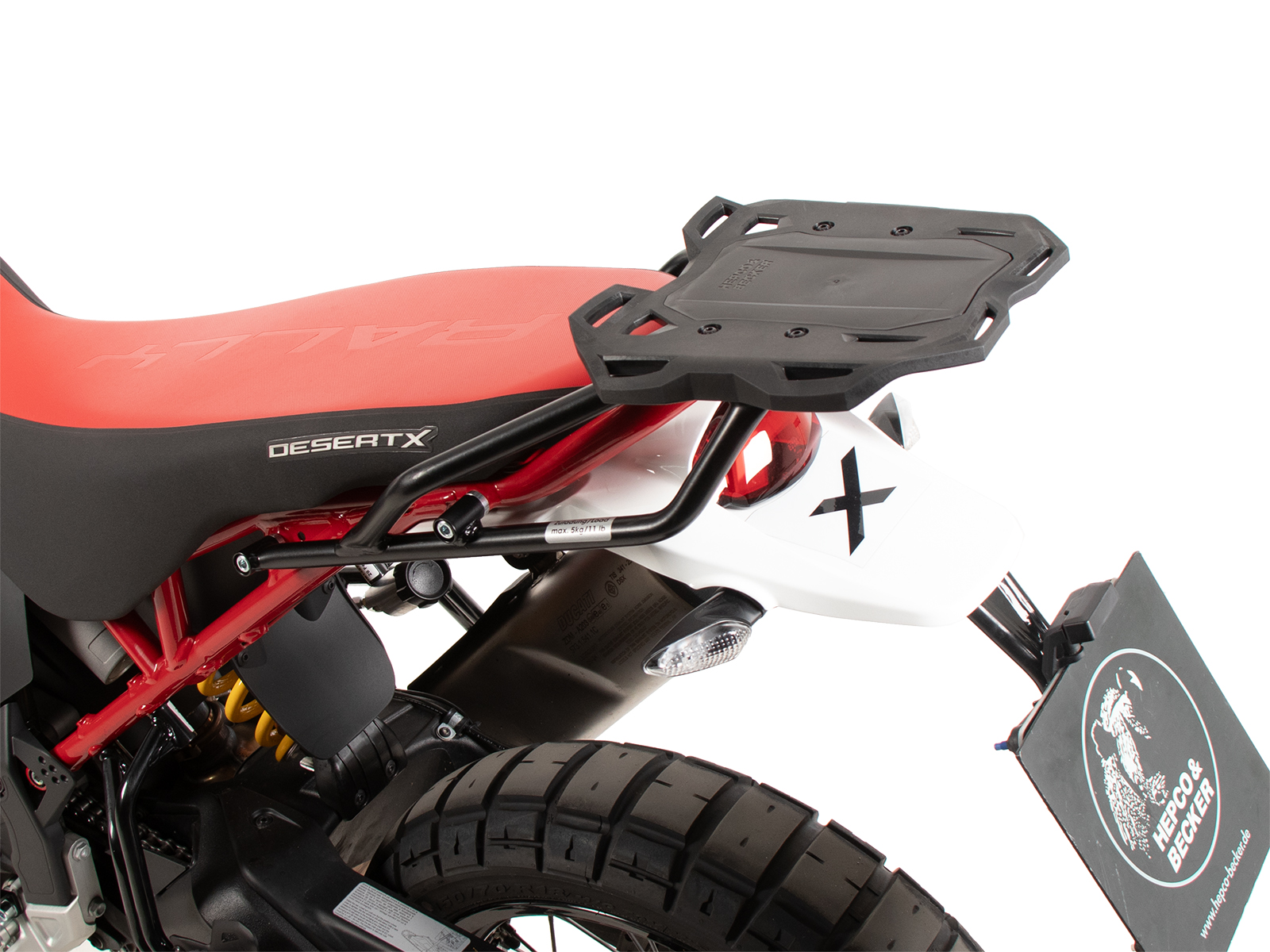 Smartrack Heckträger schwarz für Ducati DesertX (2022-)