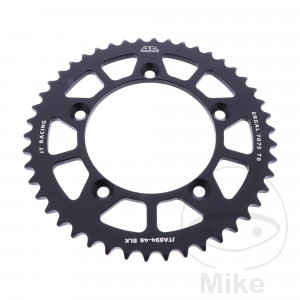 Alu-Kettenrad 46Z Teilung 420 schwarz JT Innendurchmesser 098 Lochkreis 115