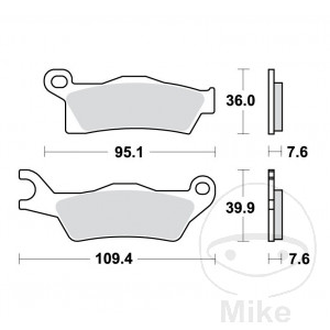 Bremsklotz Sinter SI TRW Alternative: 7370102