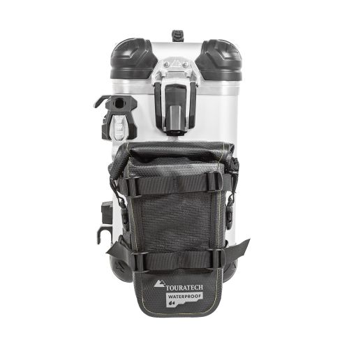 Zubehörhalter Set mit Zusatztasche+ EXTREME Edition by Touratech Waterproof für Motorradkoffer ZEGA Evo