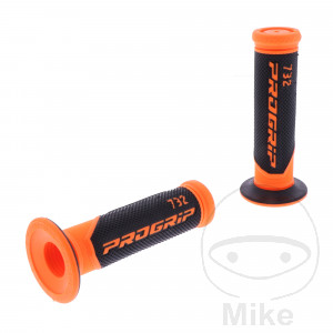 Griffgummi 732 schwarz/orange Durchmesser 22 / 25 mm geschlossen.