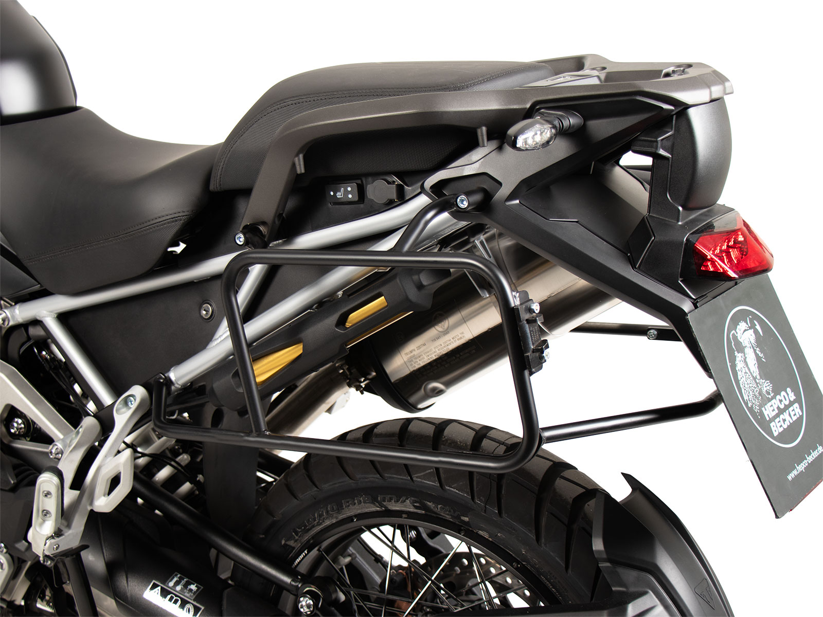 Seitenkofferträger festverschraubt schwarz für Triumph Tiger 1200 Rally Explorer / GT Explorer (2022-)