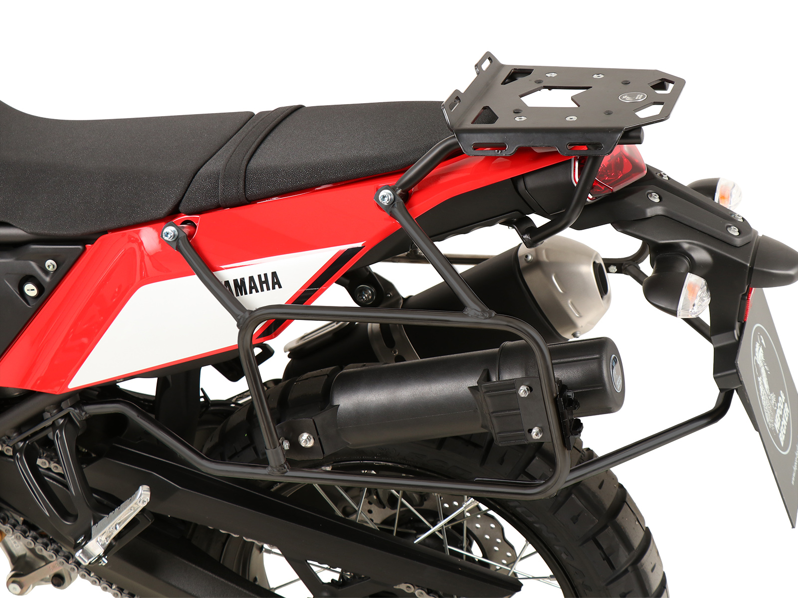 Seitenkofferträger festverschraubt schwarz für Yamaha Ténéré 700 World Raid (2022-2024) /World Rally (2023-2024)