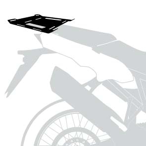 Gepäckbrückenverbreiterung für Originalbrücke schwarz für BMW F 850 GS Adventure (2019-2023)