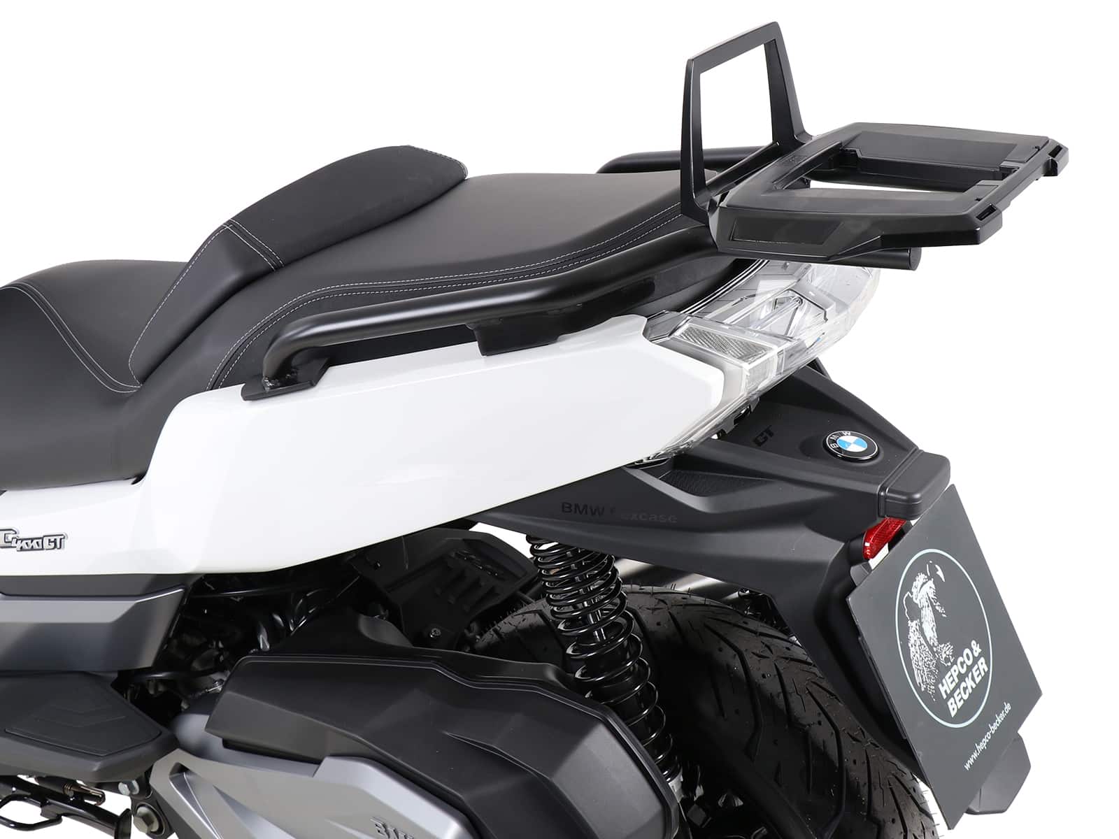 Alurack Topcaseträger schwarz für BMW C 400 GT (2019-2024)