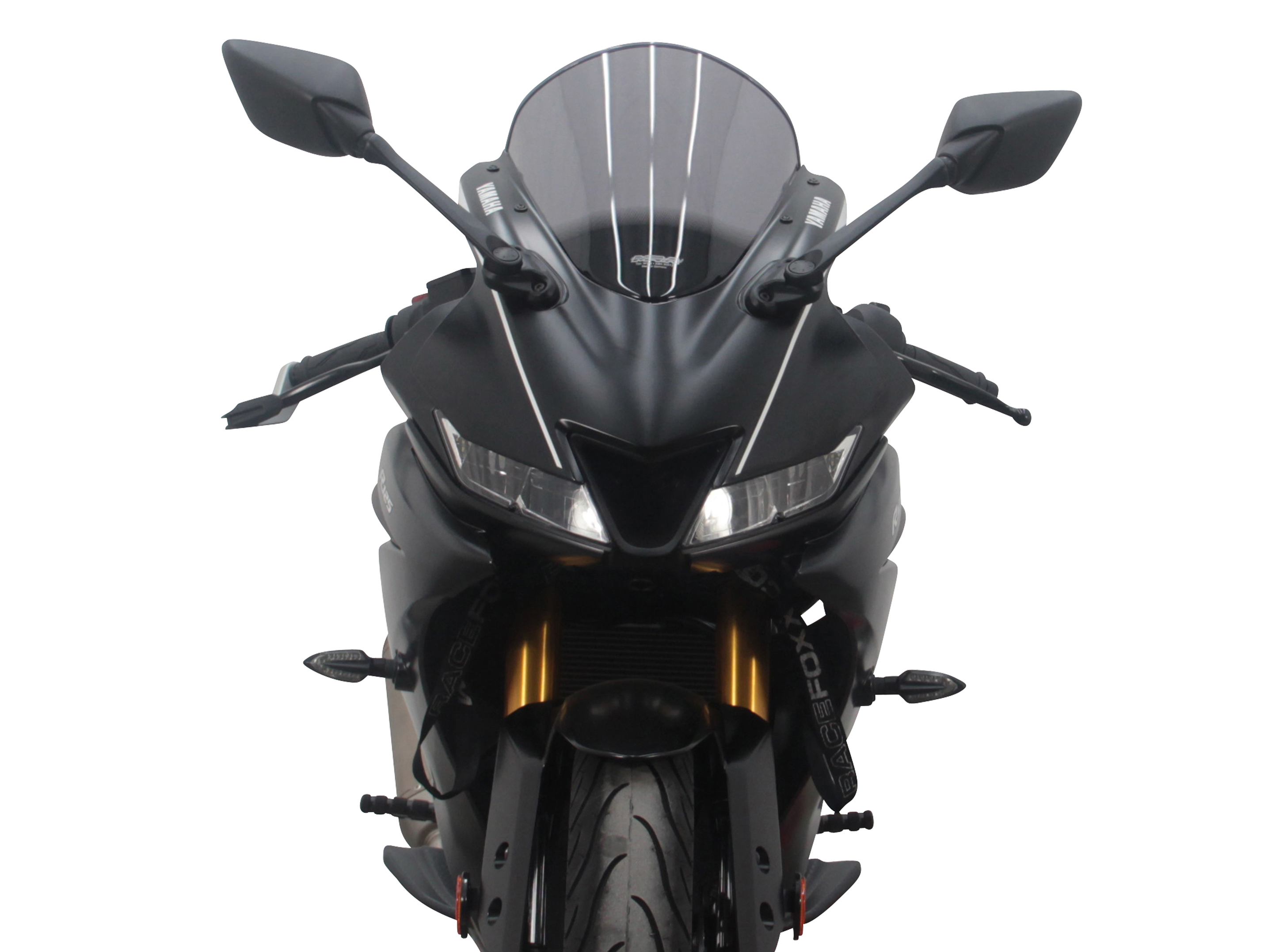YZF R125 - Racingscheibe "R" 2019-2022 - rauchgrau