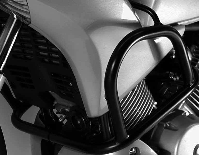 Motorschutzbügel schwarz für Honda Varadero 125 (2007-2012)
