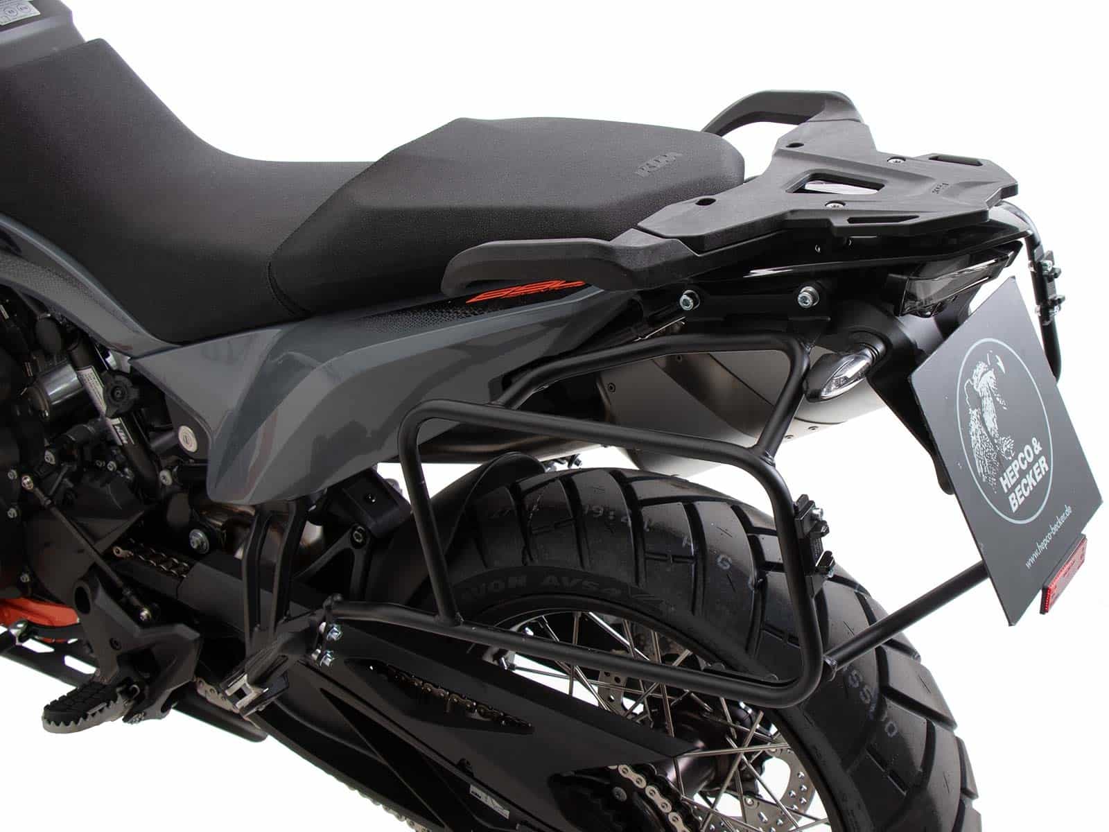 Seitenkofferträger festverschraubt schwarz für KTM 890 Adventure / R / Rally (2023-)