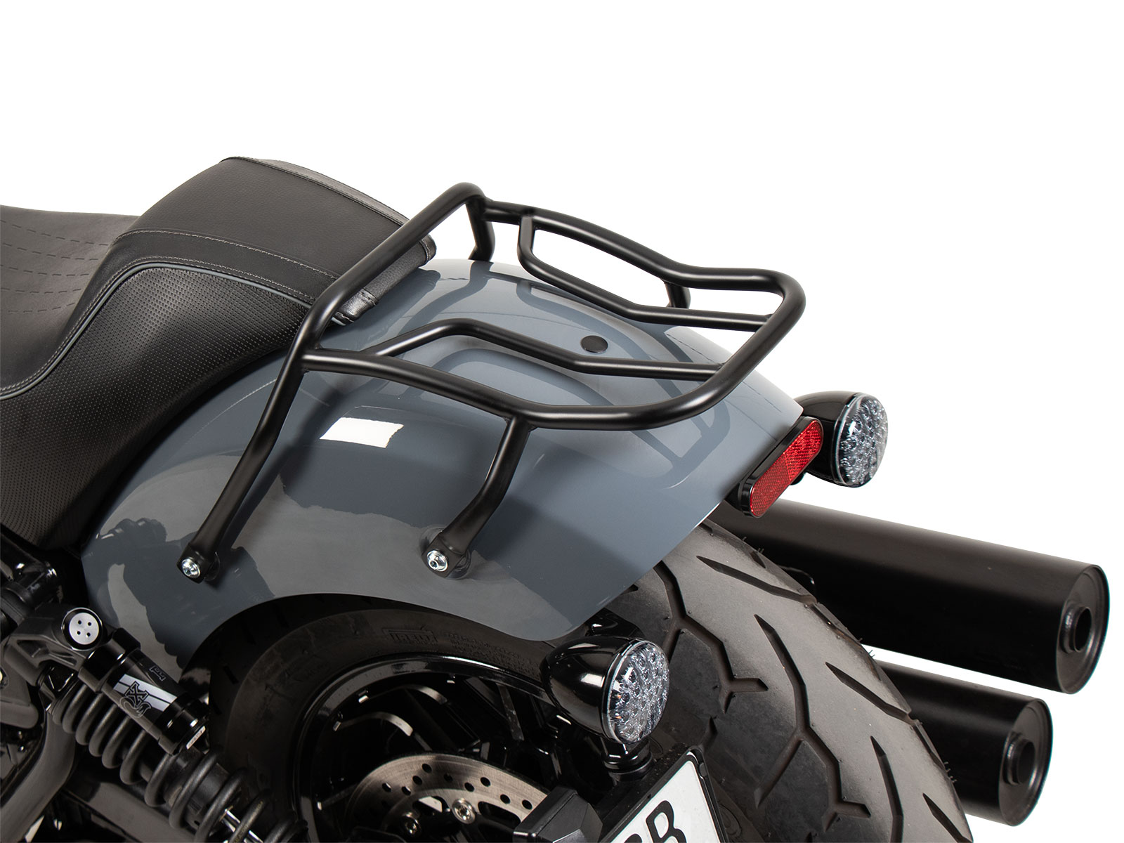 Rohrgepäckbrücke schwarz für Indian Chief Dark Horse / Chief Bobber Dark Horse / Sport Chief (2022-)