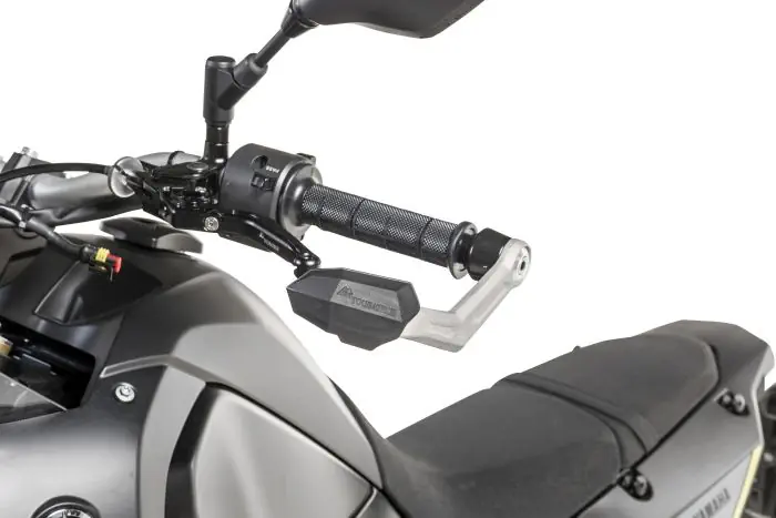 Handprotektoren DEFENSA Leverguard, silber, Yamaha Ténéré 700 / World Raid