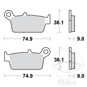 Bremsklotz Standard TRW Alternative: 7370246