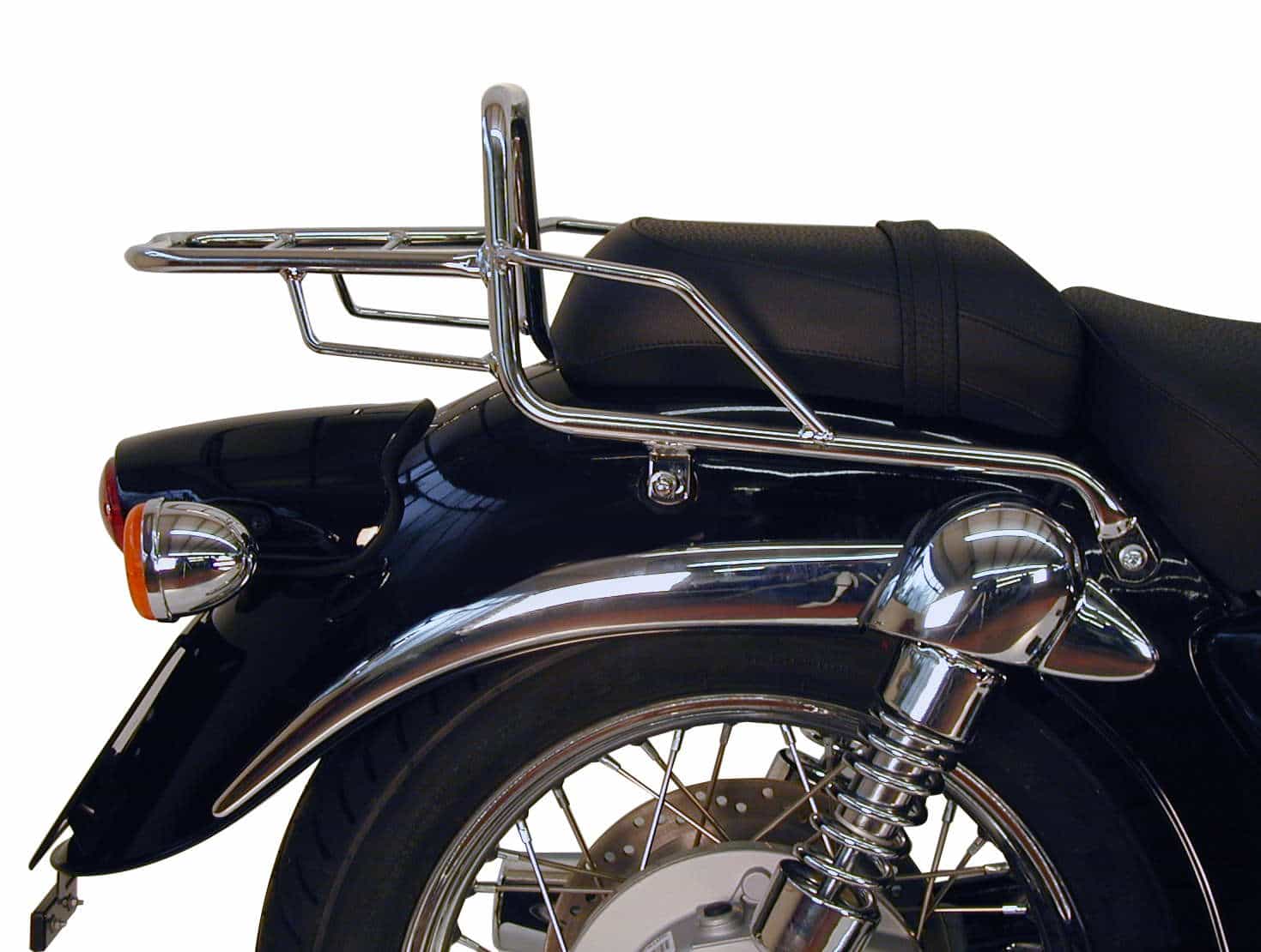 Rohrgepäckbrücke Topcaseträger chrom für Moto Guzzi California Special/Sport/Aluminium/Titanium (2001-)