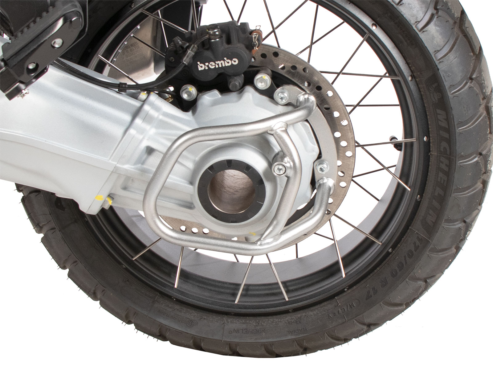 Kardanschutz silber für Moto Guzzi Stelvio (2024-)