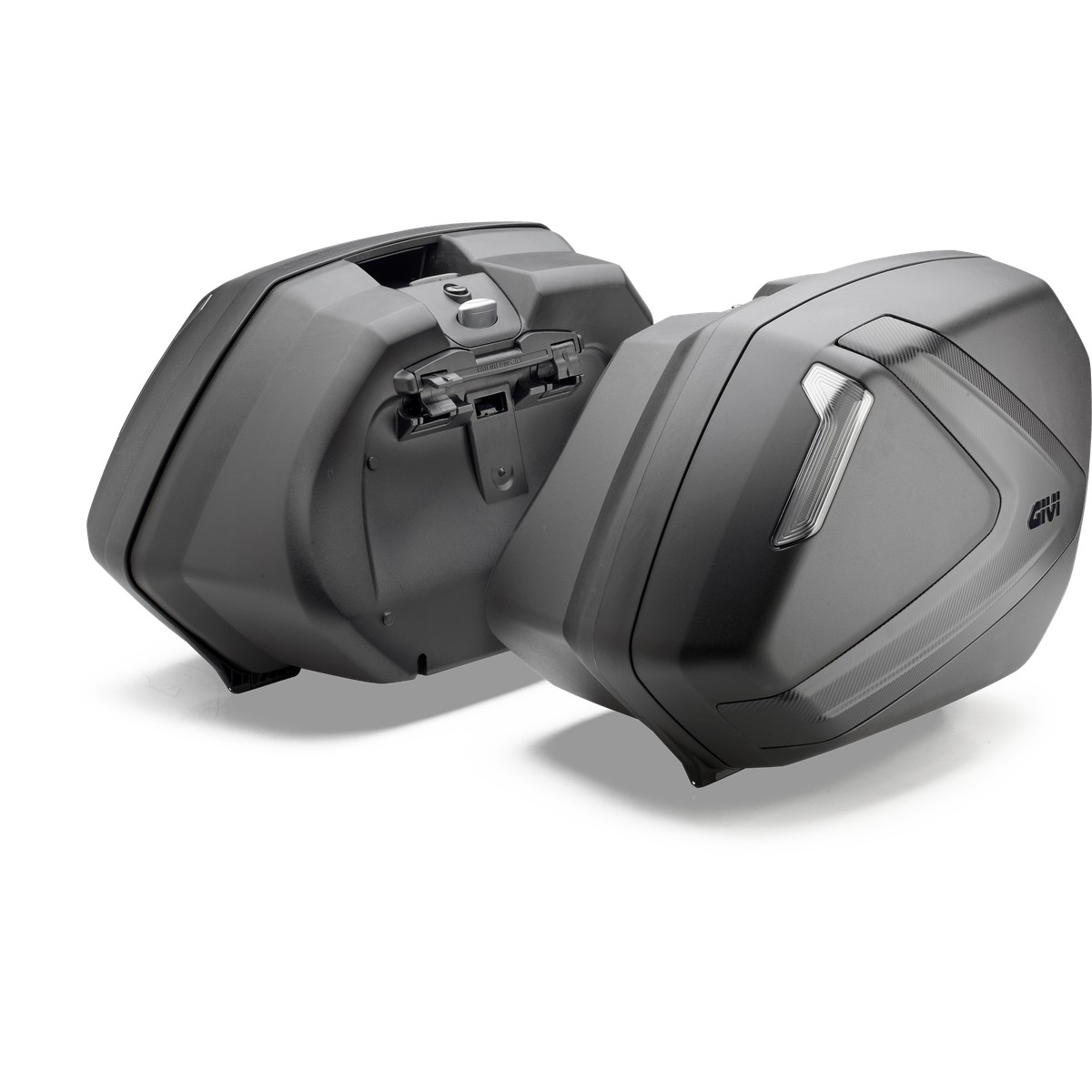 V37 - Seitenkoffer-Satz Monokey® SIDE Tech in Carbon Optik, max. Zuladung 10 kg