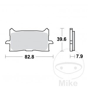 Bremsklotz Sinter vorne TRW Alternative: 7370182
