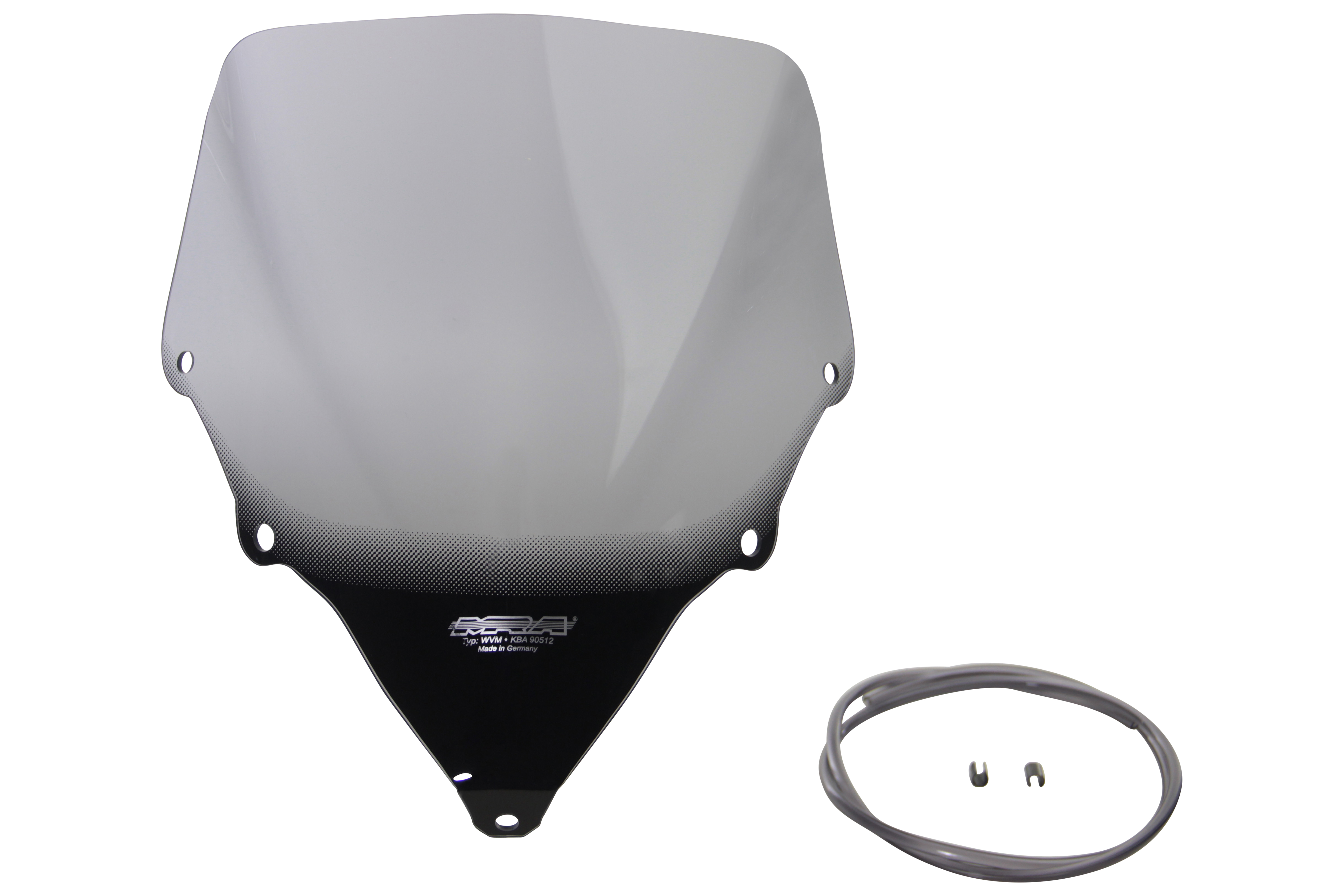 CBR 125 R - Racingscheibe "R" 2004-2006 - rauchgrau