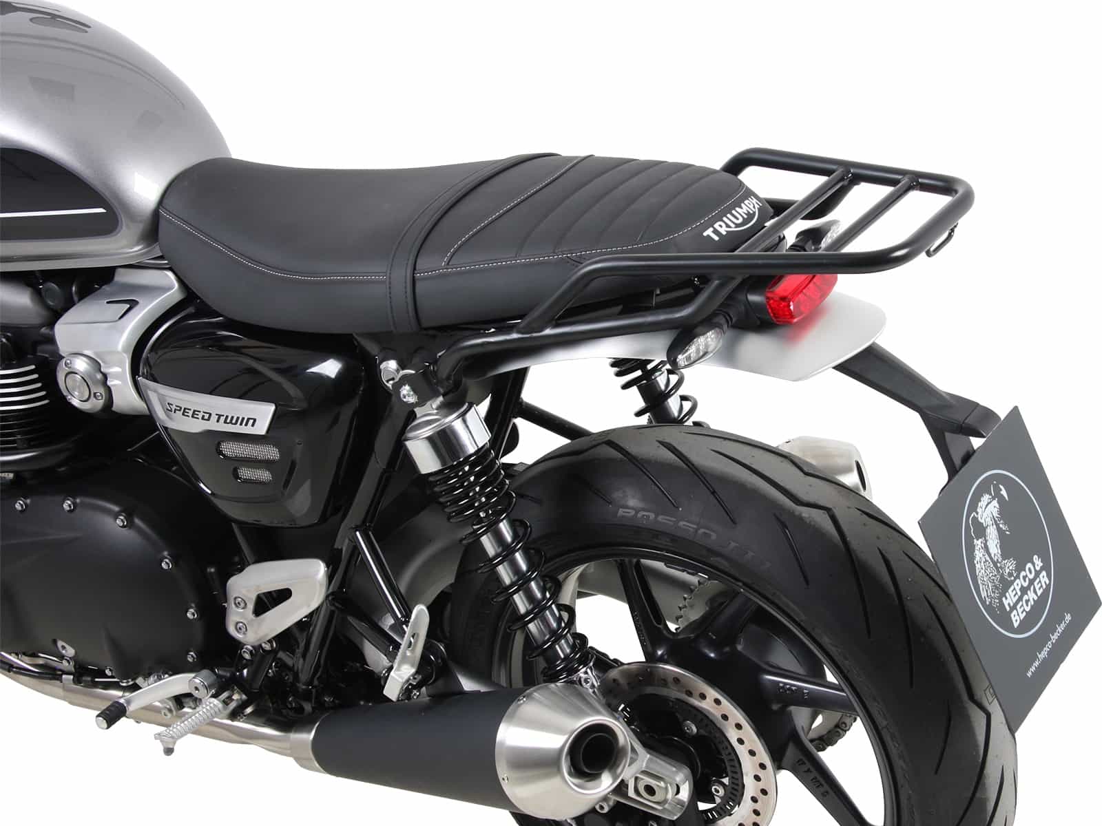 Rohrgepäckbrücke schwarz für Triumph Speed Twin 1200 / RS (2019-2021)