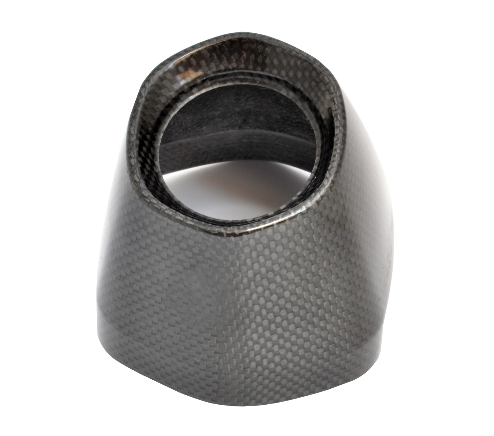 Akrapovic Endkappenset für V4A/Titan Dämpfer inkl. schwarze Edelstahl- V4A Niete, rechte Seite