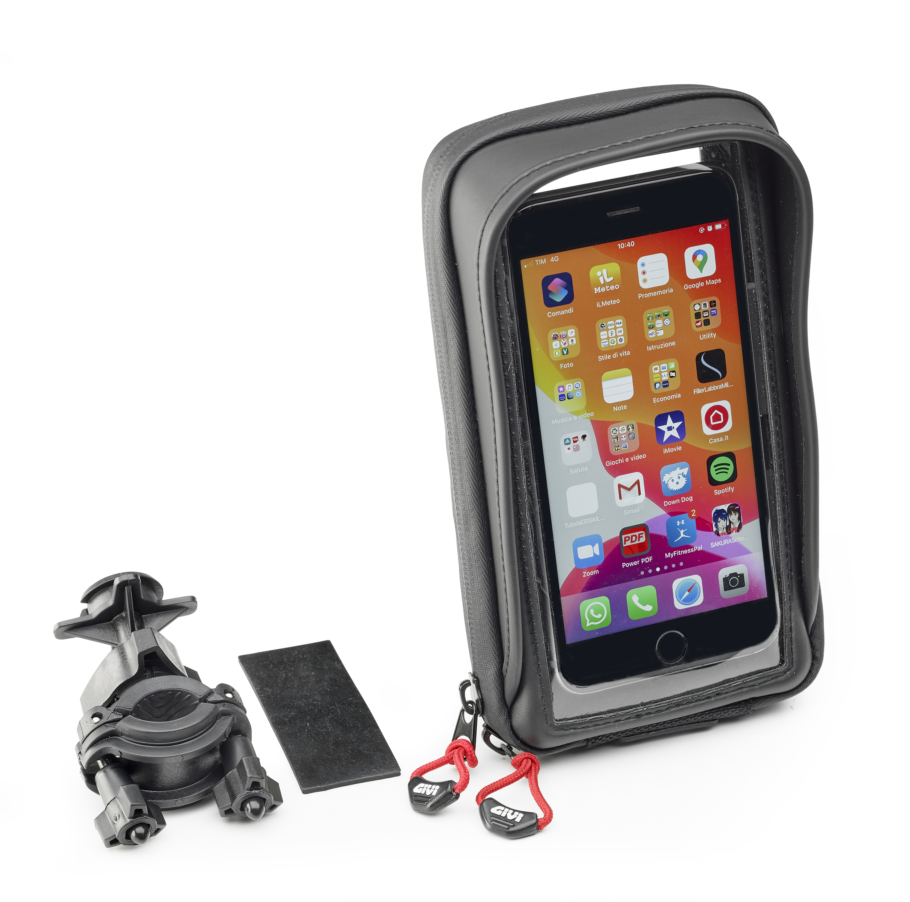 Smartphone-Tasche, kompatibel mit Roller, Motorrad und Fahrrad