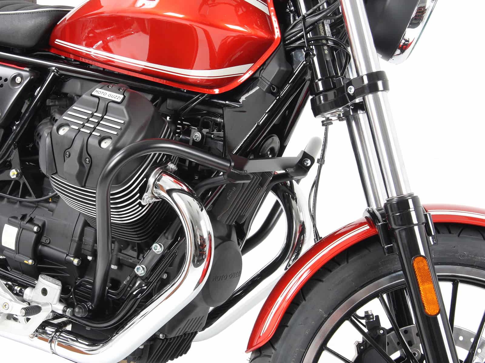 Motorschutzbügel schwarz für Moto Guzzi V 9 Roamer (2016-2025)