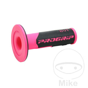 Griffgummi 801 fluoreszierend rosa/schwarz Durchmesser 22 / 25 mm geschlossen.