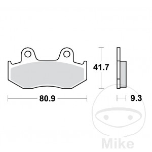 Bremsklotz Sinter Scooter TRW Alternative: 7323017