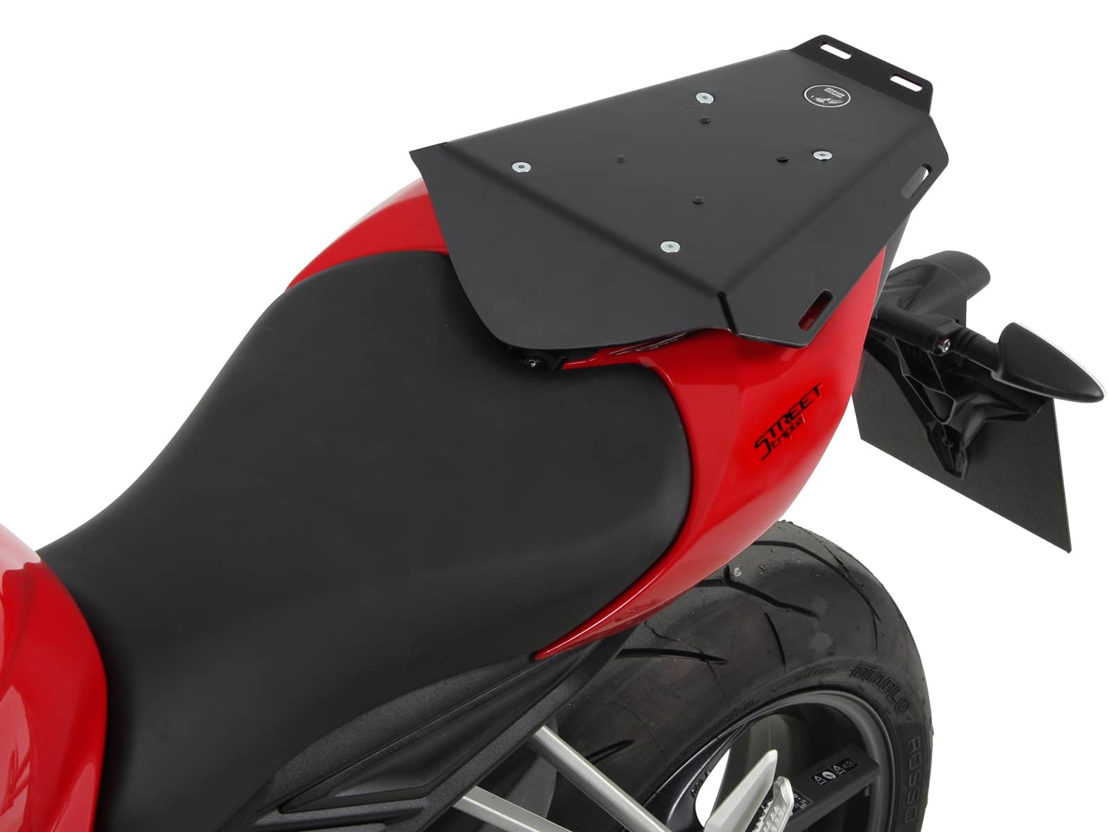 Sportrack schwarz für Triumph Street Triple 765 S / R / RS / R Low / Moto2 (2017-)