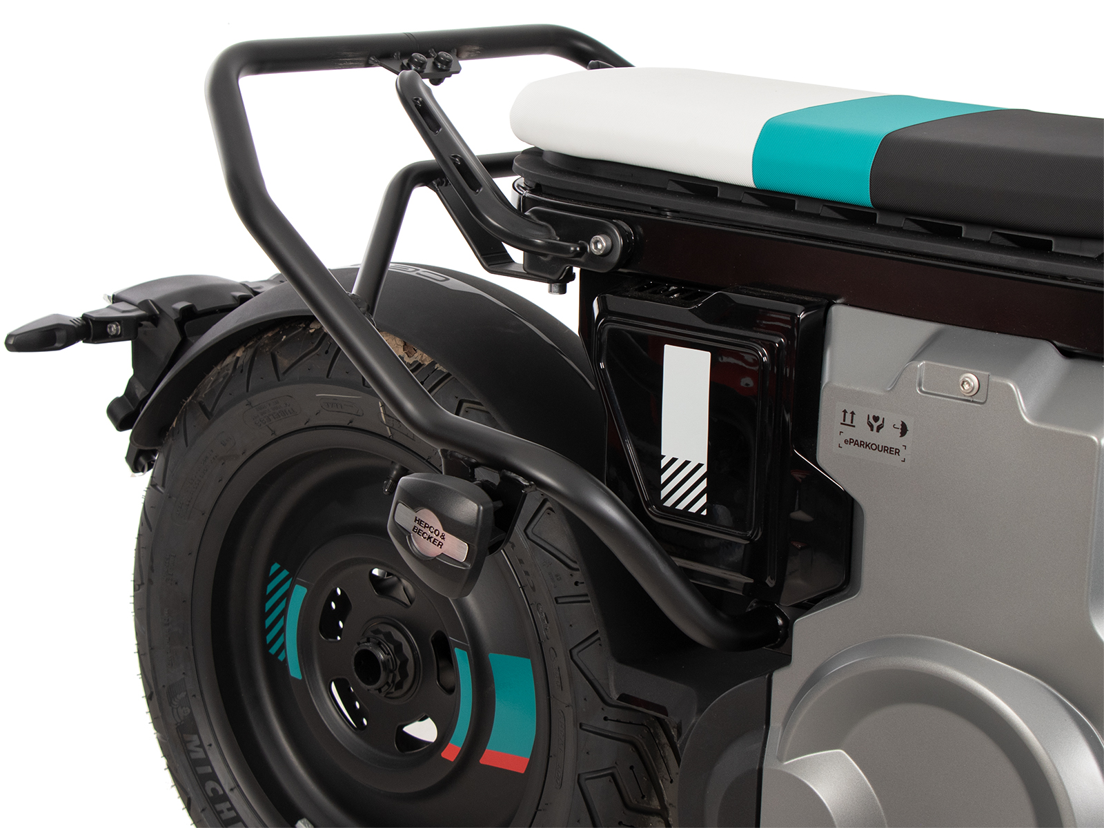 Heckschutzbügel schwarz für BMW CE 02 (2023-)