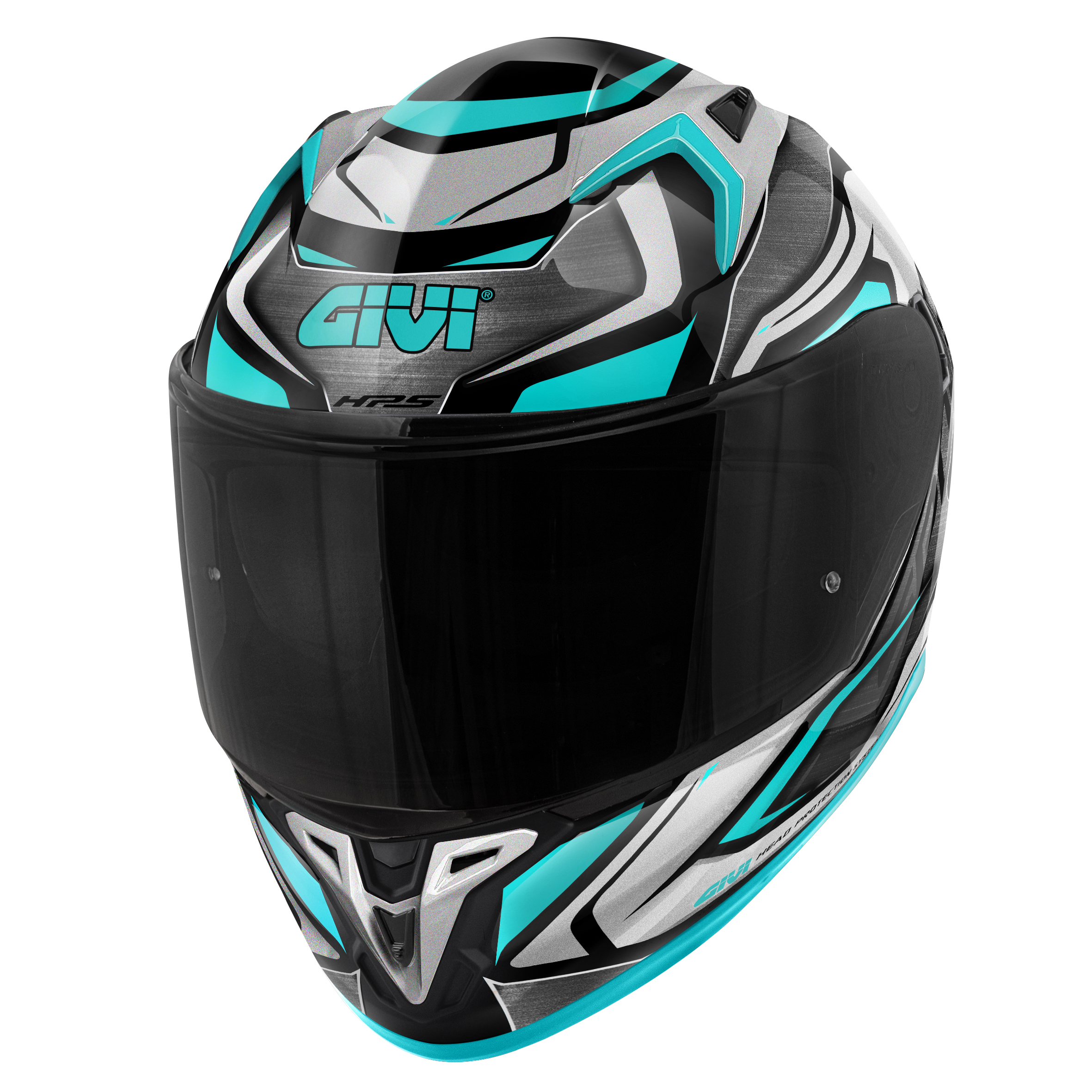 HPS 50.9 GRAPHIC ATOMIC - Gr. 60/L - titanium / silber / blau