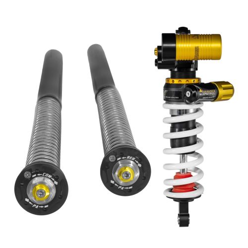 Touratech Suspension Set für KTM 790 Adventure R / KTM 890 Adventure R /  Norden 901 Expedition Extreme2 Federbein + Cartridge Extreme