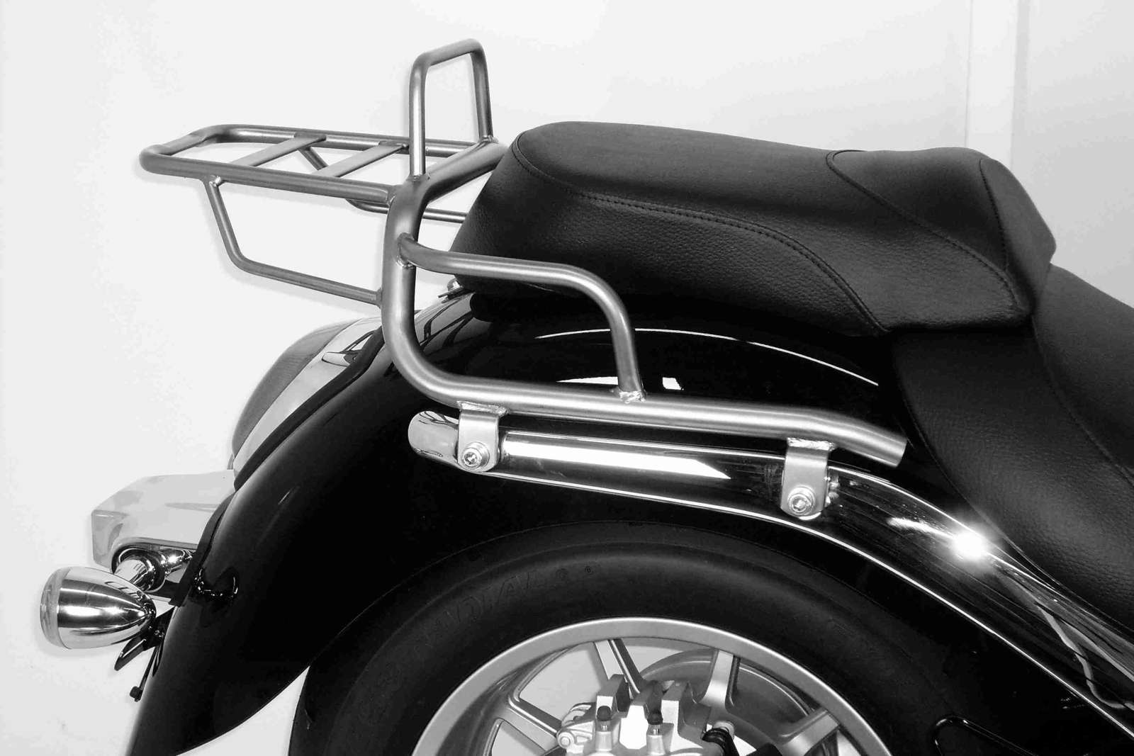 Rohrgepäckbrücke Topcaseträger chrom für Suzuki C 1800 R Intruder (2008-)
