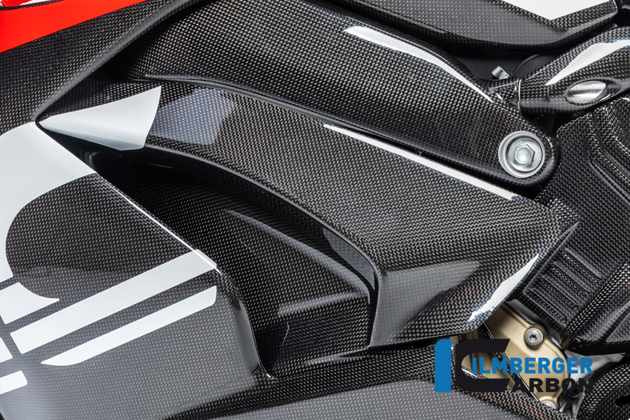 Abdeckung unterm Rahmen links glanz Panigale V4 / V4 S