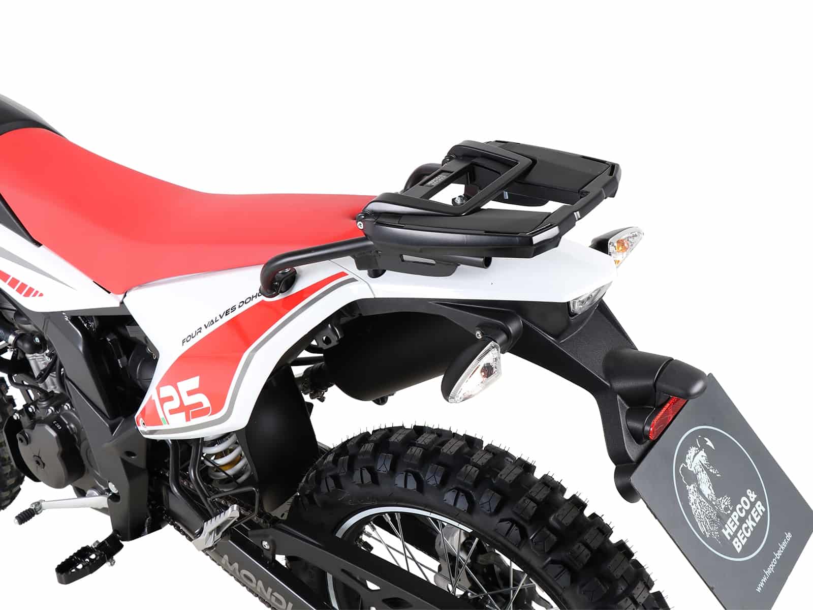 Easyrack Topcaseträger schwarz für Mondial SMX 125I Enduro/Supermoto CBS (2019-2025)