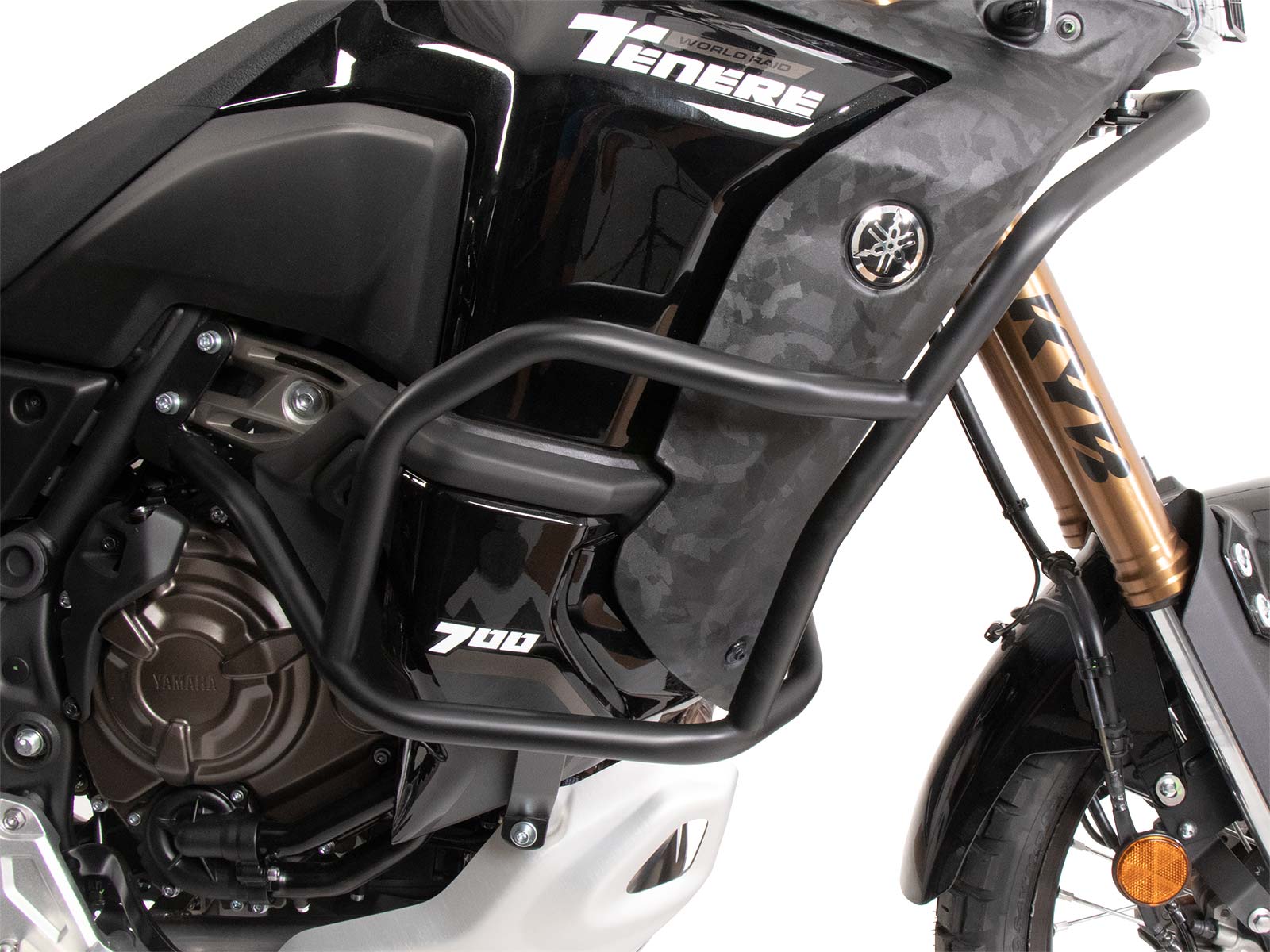Tankschutzbügel "Solid" schwarz für Yamaha Ténéré 700 World Raid (2022-2024)/World Rally (2023-2024)
