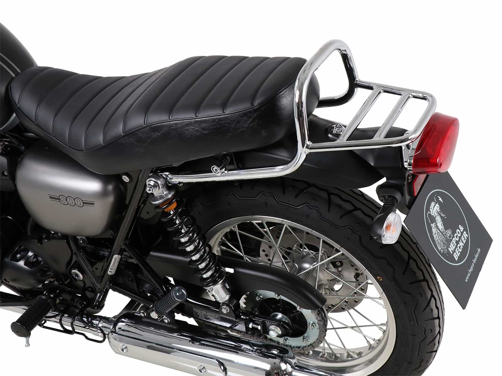 Rohrgepäckbrücke chrom für Kawasaki W 800 Street / Cafe / Standard (2019-2025)