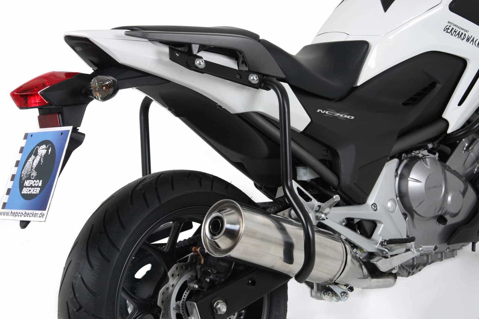 Heckschutzbügel Lock it schwarz für Honda NC 700 X (2012-2013)/750 X/DCT (2014-2020)