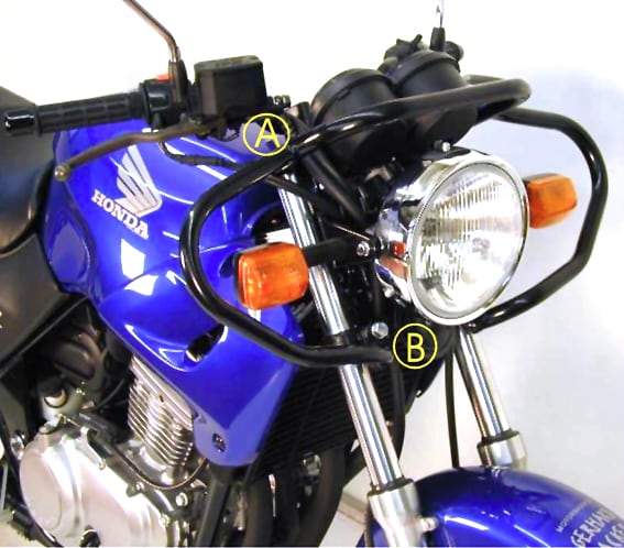 Frontschutzbügel schwarz für Honda CB 500/S (1993-1997)