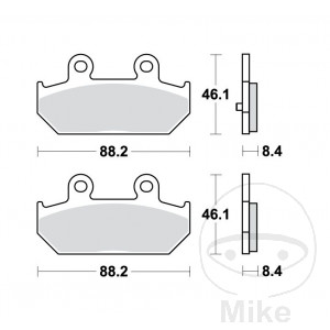 Bremsklotz Sinter Scooter TRW Alternative: 7323108