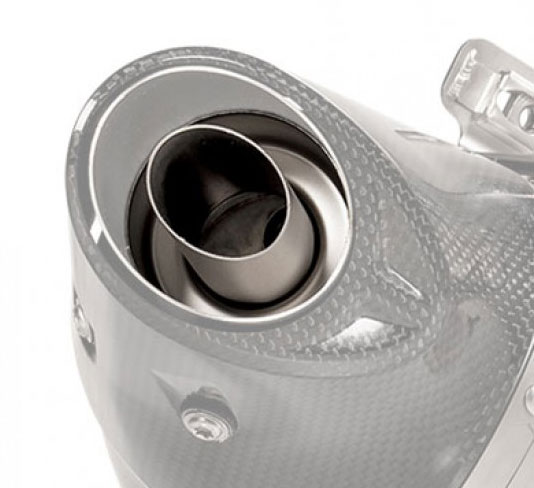 Akrapovic dB-Killer/dB-Eater passend auf die rechte Seite
