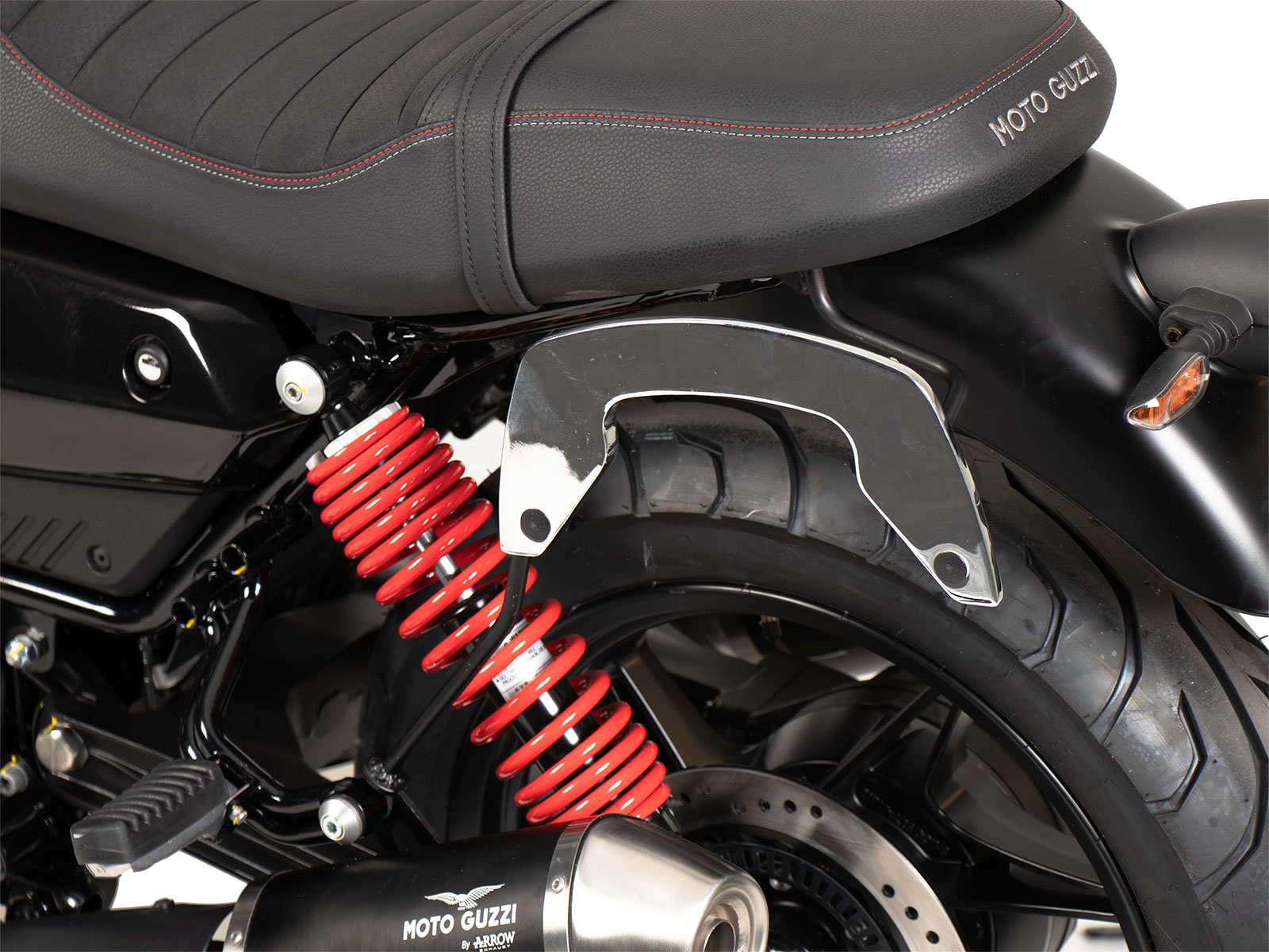 C-Bow Seitenträger chrom für Moto Guzzi V7 Stone Special Edition (850ccm) (2022-2023)