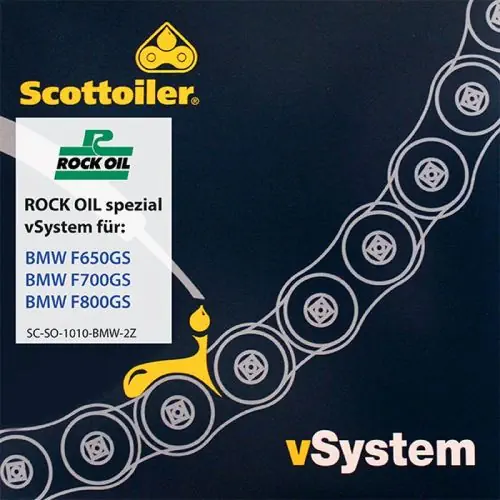 Kettenschmiersystem Scottoiler vSystem, für BMW F650GS / F700GS / F800GS (2008-2016) Kettenschmiersystem Scottoiler vSystem, für BMW F650GS / F700GS / F800GS (2008-2016)