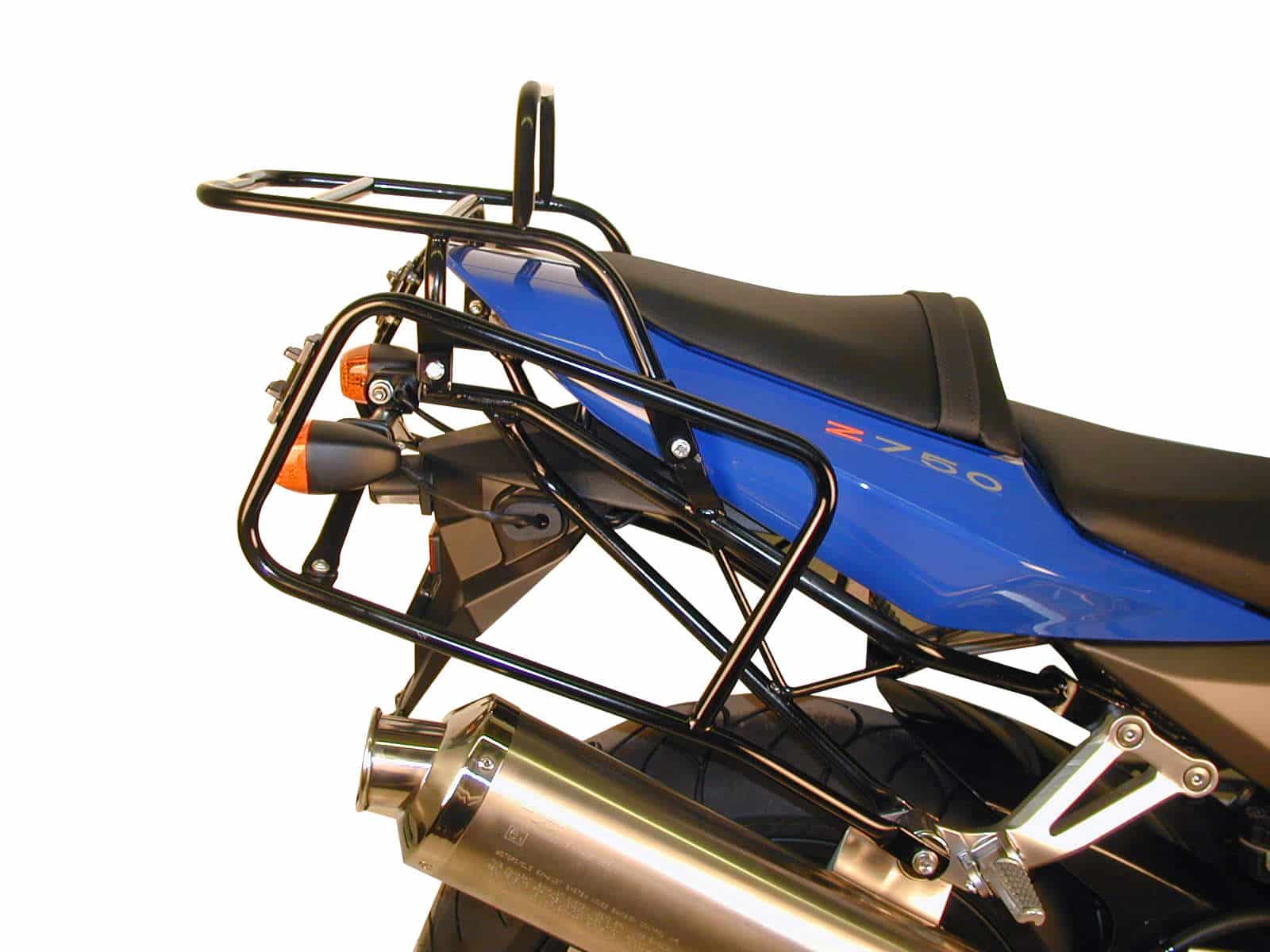 Seitenkofferträger festverschraubt schwarz für Kawasaki Z 750 (2004-2006)