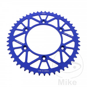Alu-Kettenrad 51Z Teilung 520 blau JT Innendurchmesser 125 Lochkreis 150