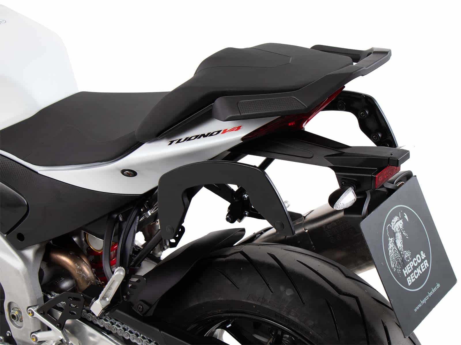 C-Bow Seitenträger schwarz für Aprilia Tuono V4 (2021-2024)