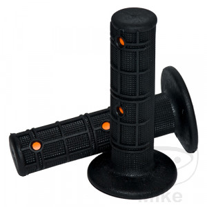 Griffgummi 799 orange / schwarz Durchmesser 22 / 25 mm geschlossen.