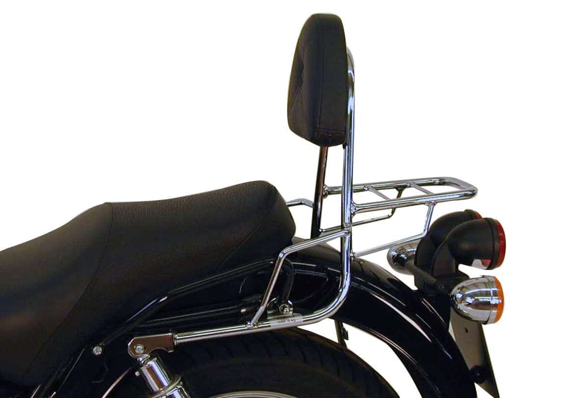 Sissybar mit Gepäckträger chrom für Moto Guzzi California Metal (2001-2003)